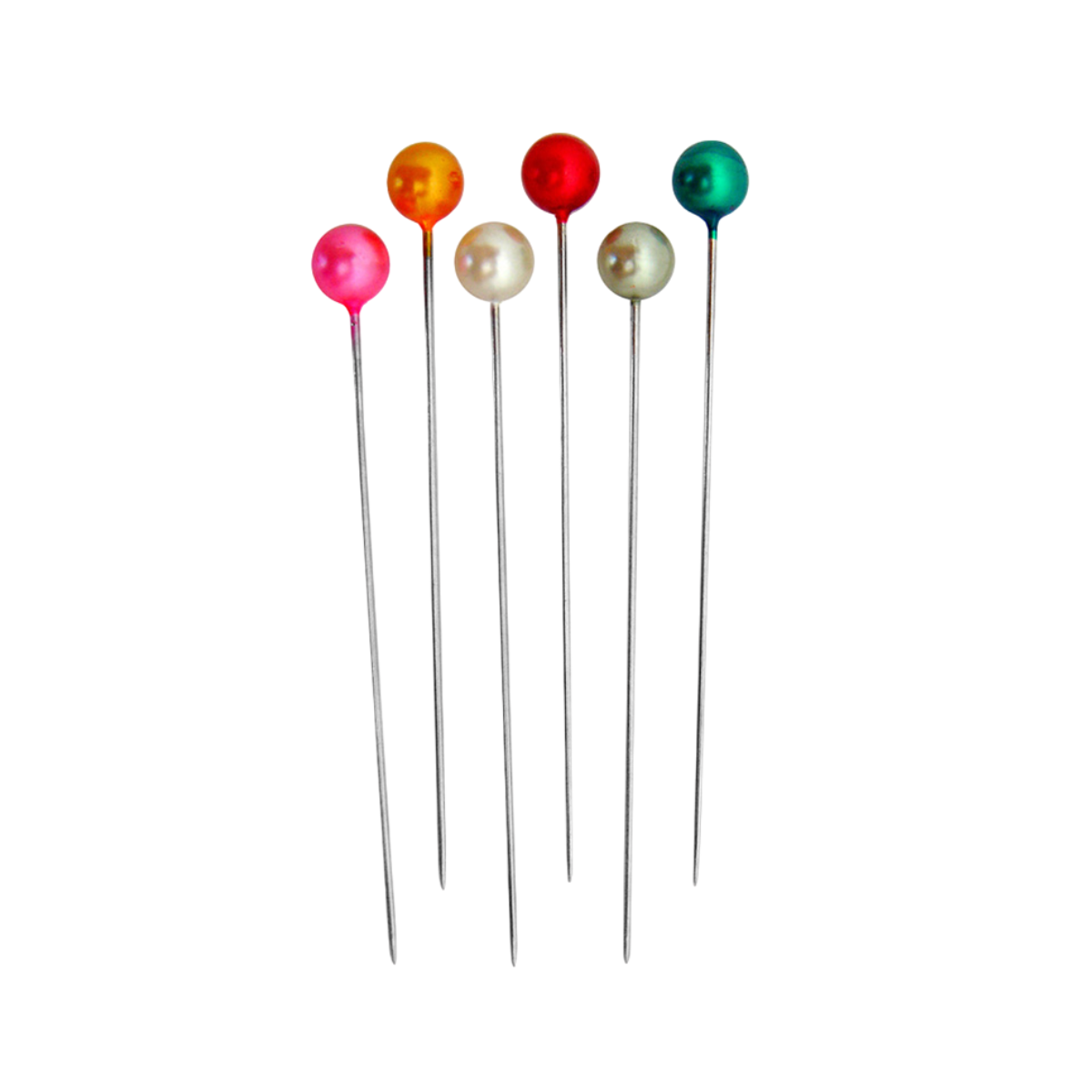 Spilli da Cucito Professionali con Testa Colorata 10cm