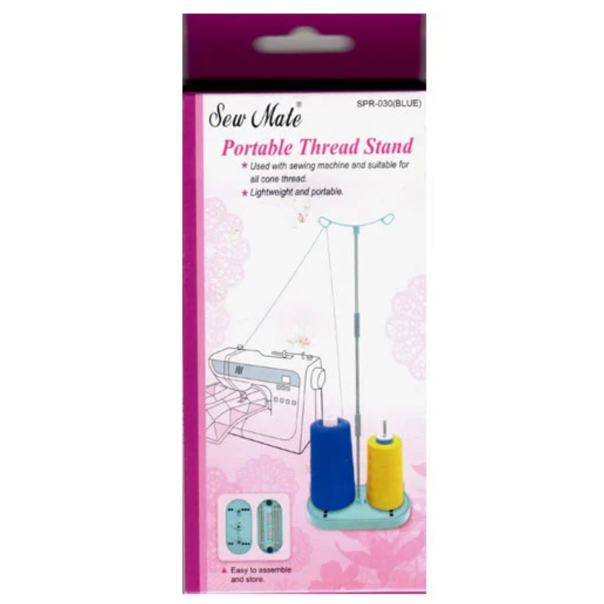 Supporto per 2 Coni Portatile Blue